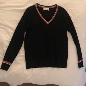 Aritzia black crew neck sweater